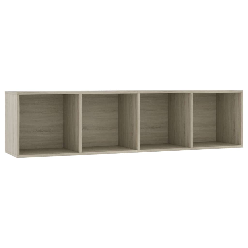 Bibliothèque/Meuble TV Chêne sonoma 143 x 30 x 36 cm