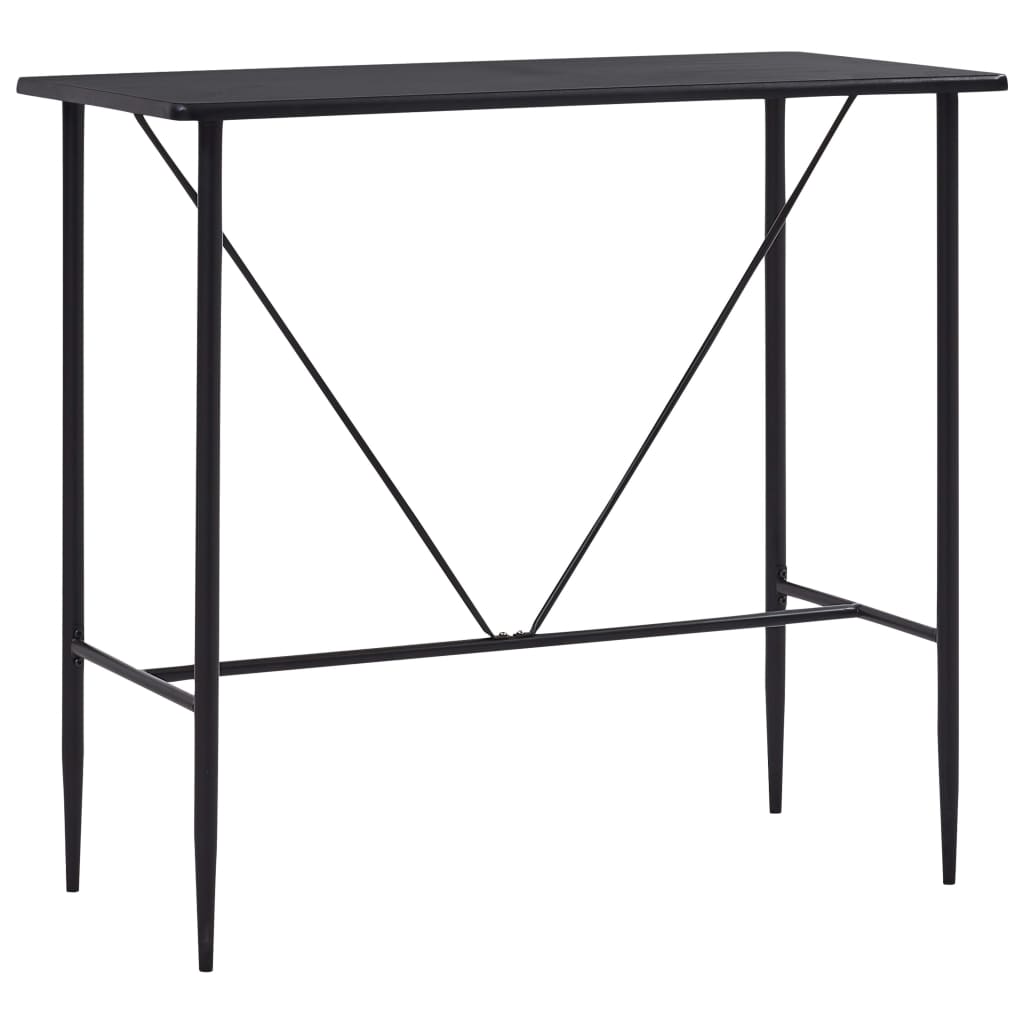 Ensemble de bar 5 pcs Tissu Noir