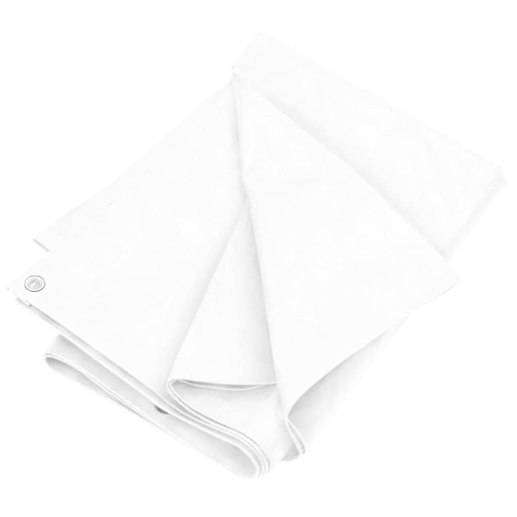 Bâche 180 g/m² 6x10 m Blanc PEHD