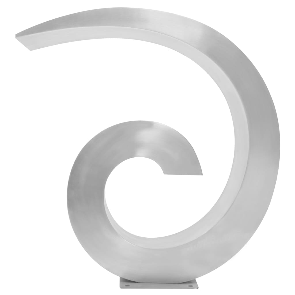 Fontaine d'étang Acier inoxydable 50 x 30 x 53 cm Argenté