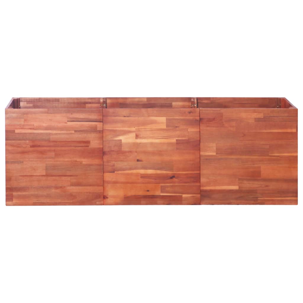 Lit surélevé de jardin Bois d'acacia 150x50x50 cm