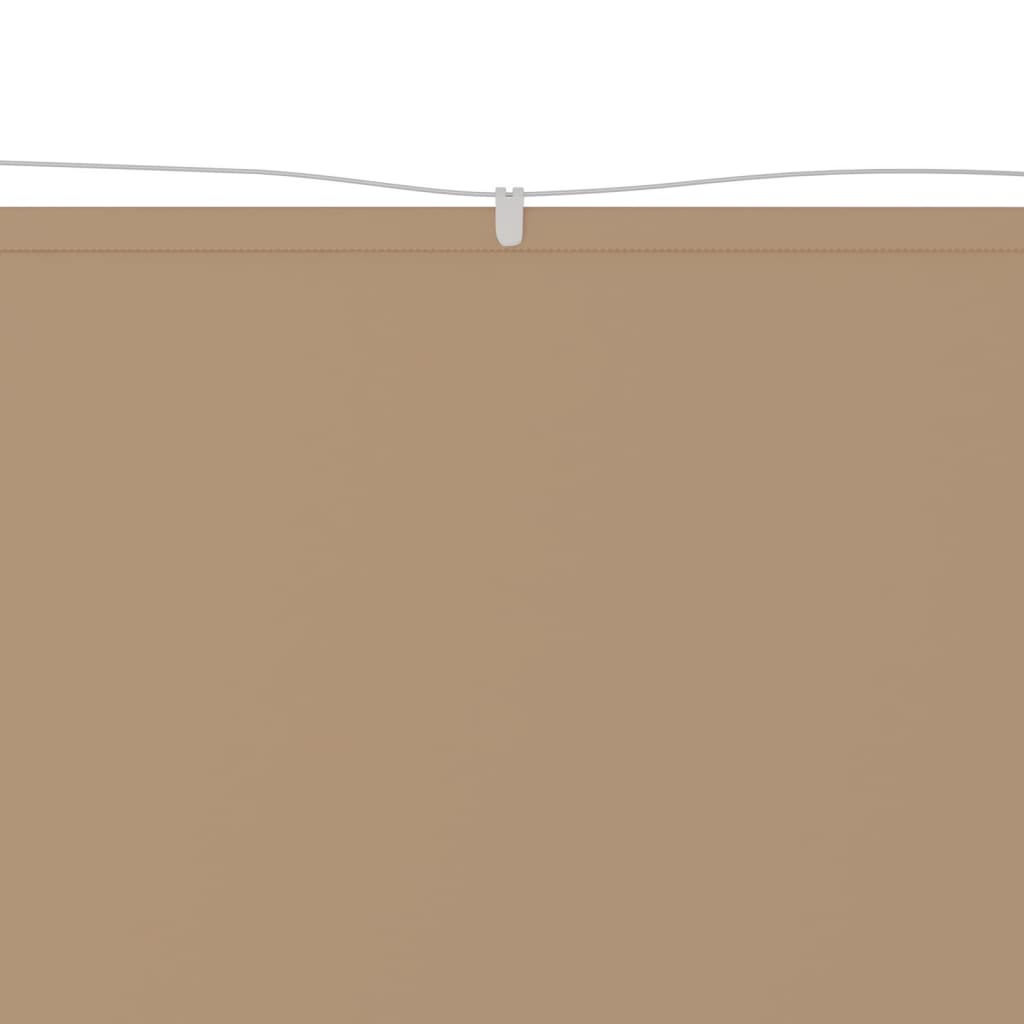 Auvent vertical Taupe 140x800 cm Tissu oxford